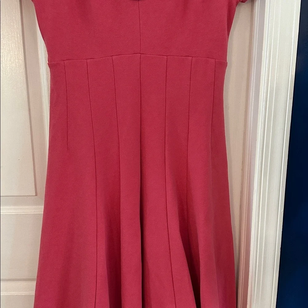 NWT Women’s by Anthropologie Lincoln Center Pink Fit & Flare Dress Size Medium